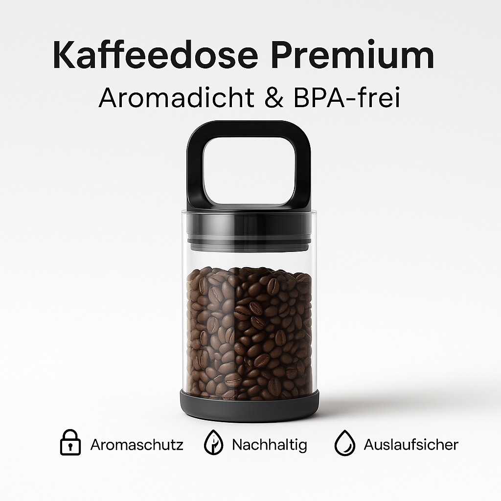 Merto Beno Premium Kaffeedose mit Vakuumdeckel