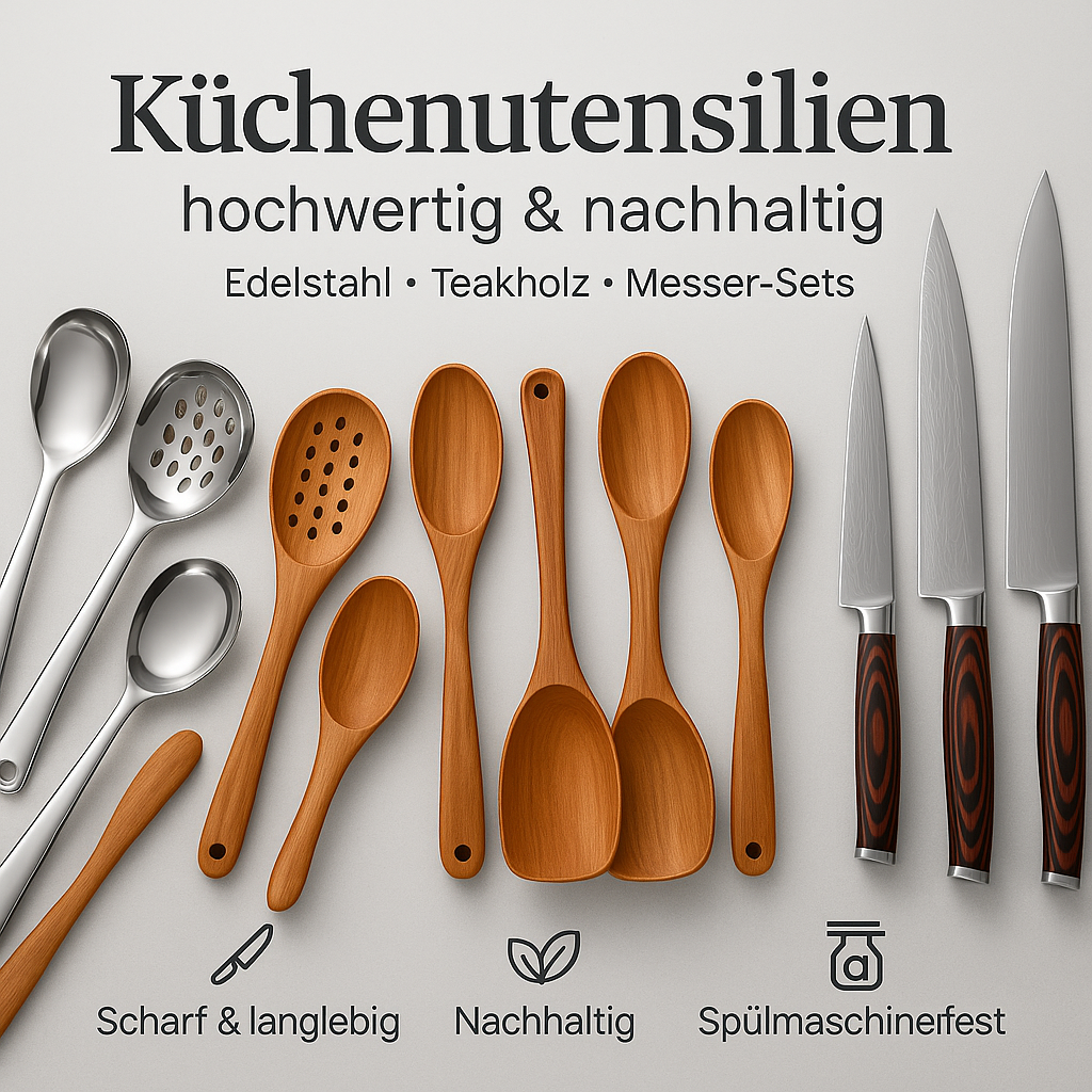 Küchenutensilien – hochwertige & nachhaltige Helfer für deine Küche
