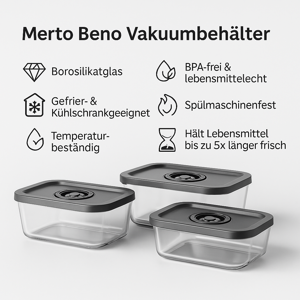 Vakuumbehälter-Set Inklusive Handvakuumierer