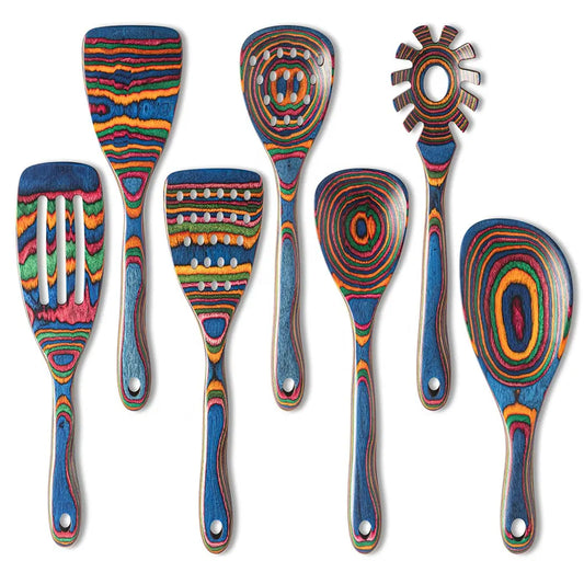 Teakholz Kochbesteck-Set