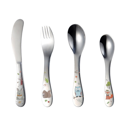 Merto Beno 4-teiliges Kinderbesteck Set