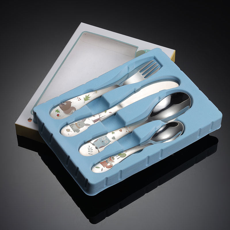 Merto Beno 4-teiliges Kinderbesteck Set